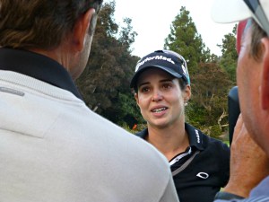 Recari holding back tears on Golf Channel