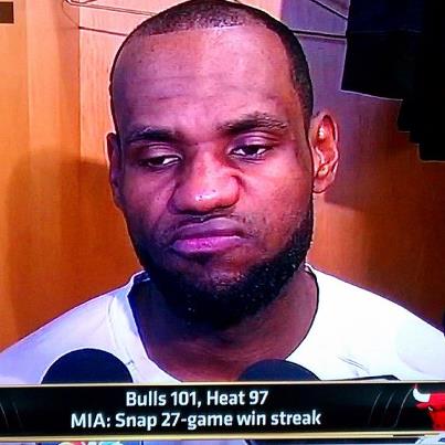 Lebron left with a bad taste in his mouth
