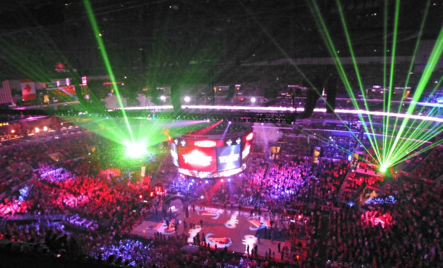 Clippers-Grizzlies pregame introductions