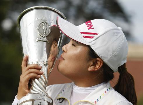 Inbee Park is hoping to kiss another trophy tomorrow