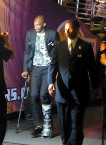 Kobe walks off into the unknown off-season