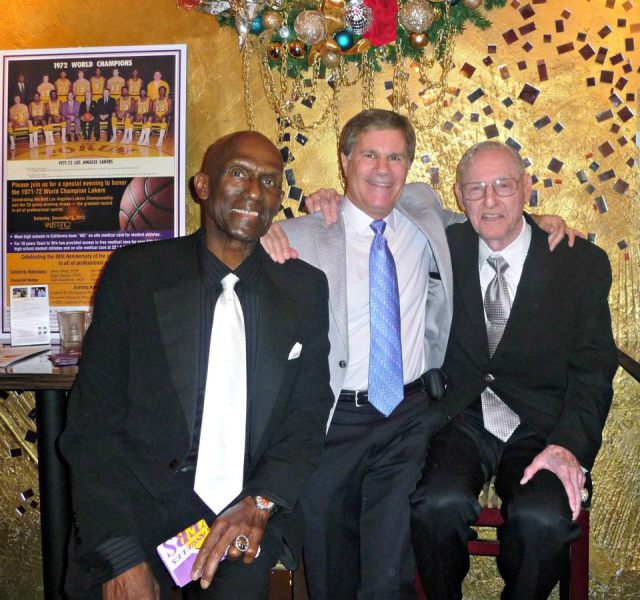 with Flynn and  his special coach Bill Sharman