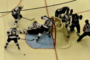 Williams jams in first goal of the game