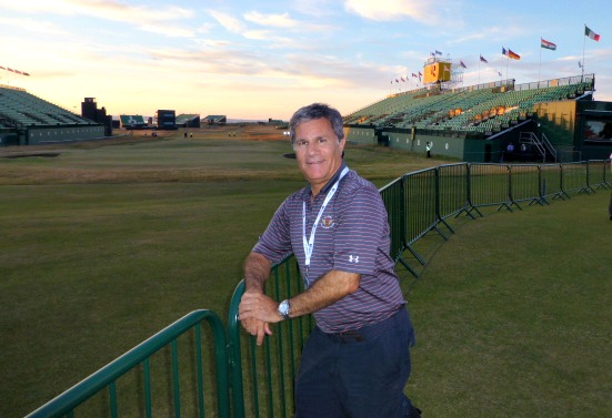 Off the 18th at Muirfield