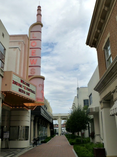 Pac 12 football media at Sony Studios