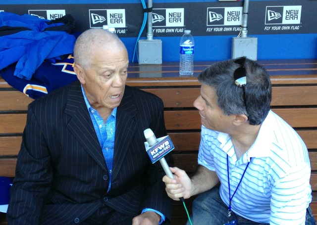 with Wills on the 1963 World Series sweep