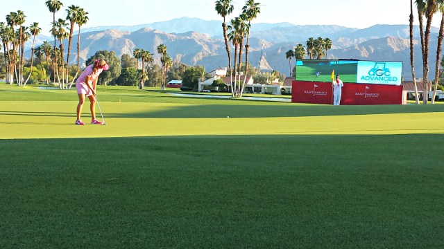 Lexi's 80 foot birdie putt on 18 was a tough finish to a great day.